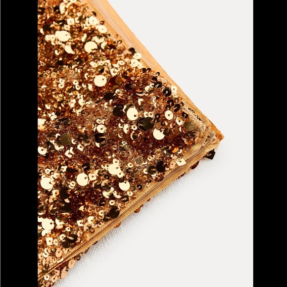 SEQUIN MINI SKIRT ZW COLLECTION - Picture 8 of 8